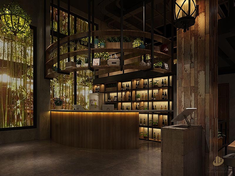 深圳餐厅装修设计-同享家园椰子鸡餐厅-广深艺建设（图ZMTI4NTI4OTc2） - 家装设计 - 站酷设计师广深艺建设原创素材 - 站酷ZCOOL