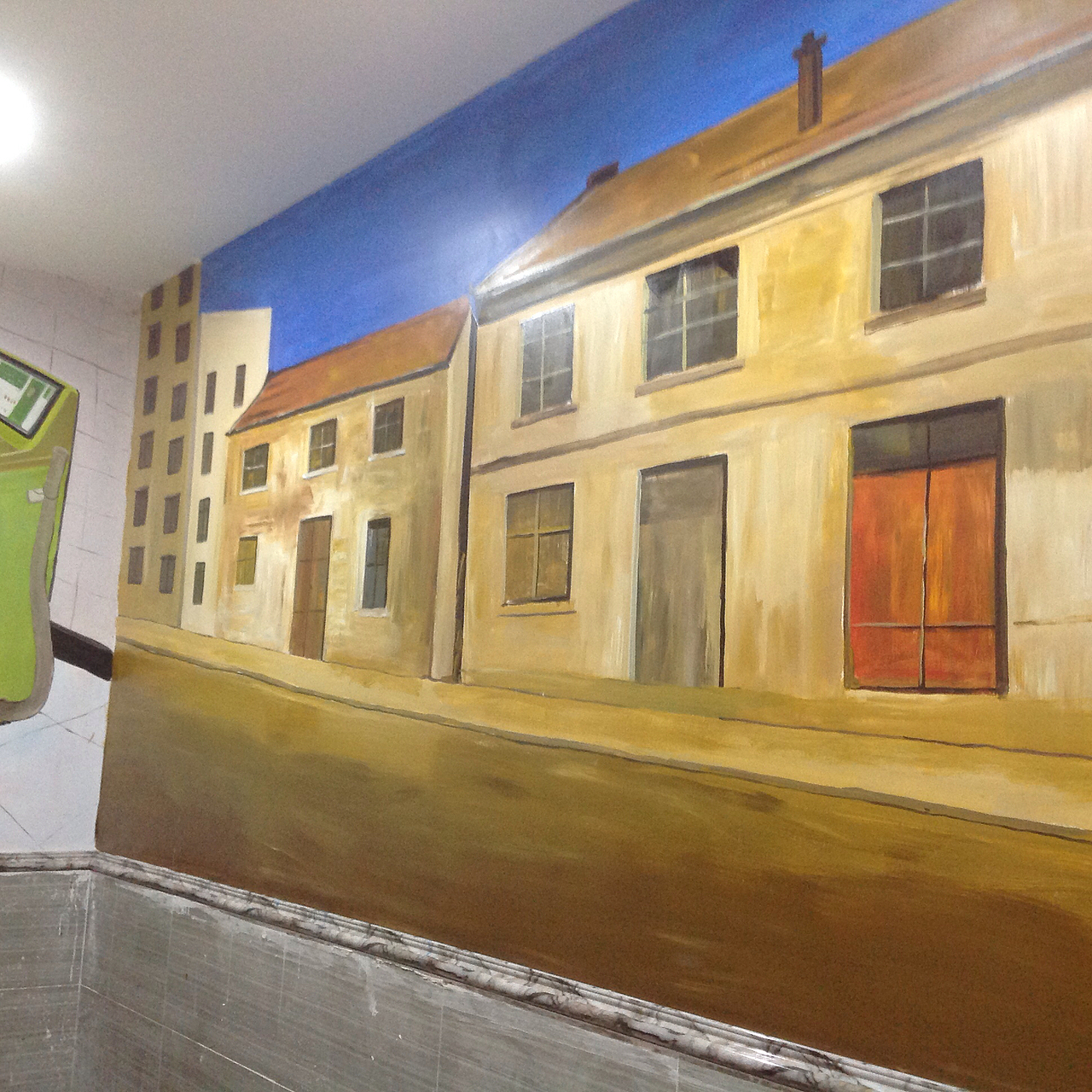 火锅店墙绘,餐饮墙绘,串串店墙绘,成都墙绘