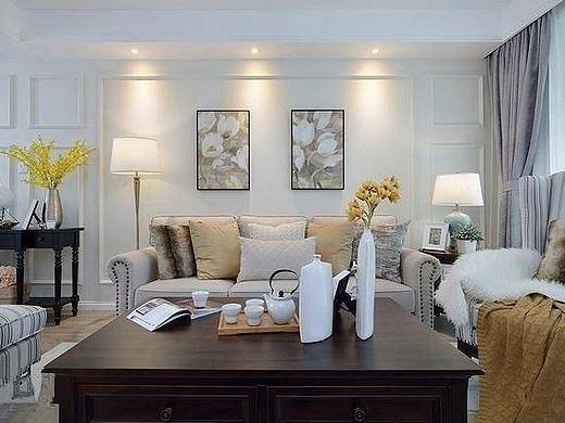 经典简约美式风格家居装修设计案例，清新淡雅