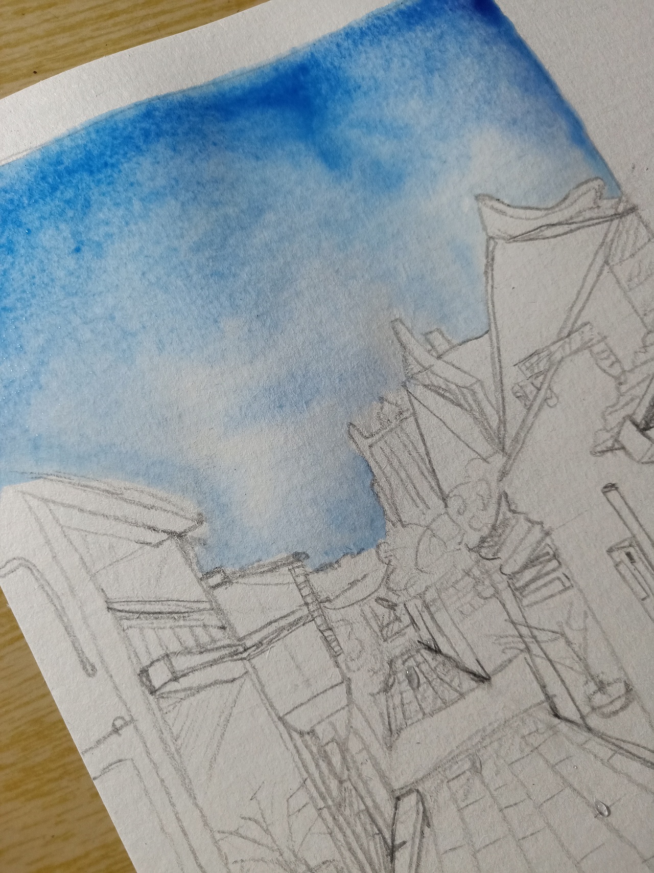 水彩、速写练习