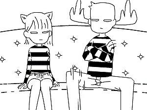 鹿人甲的漫画日记 抖脚