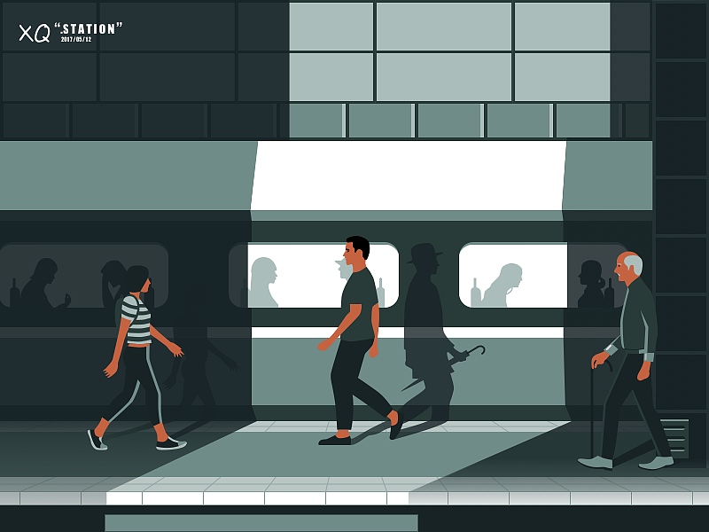一直喜欢车站 离别 人们匆匆忙忙的场景