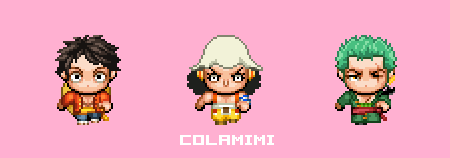 《像素大陆》像素动漫人物（图ZMTA1MTA4MzMy） - 像素画 - 站酷设计师colamimi原创素材 - 站酷ZCOOL