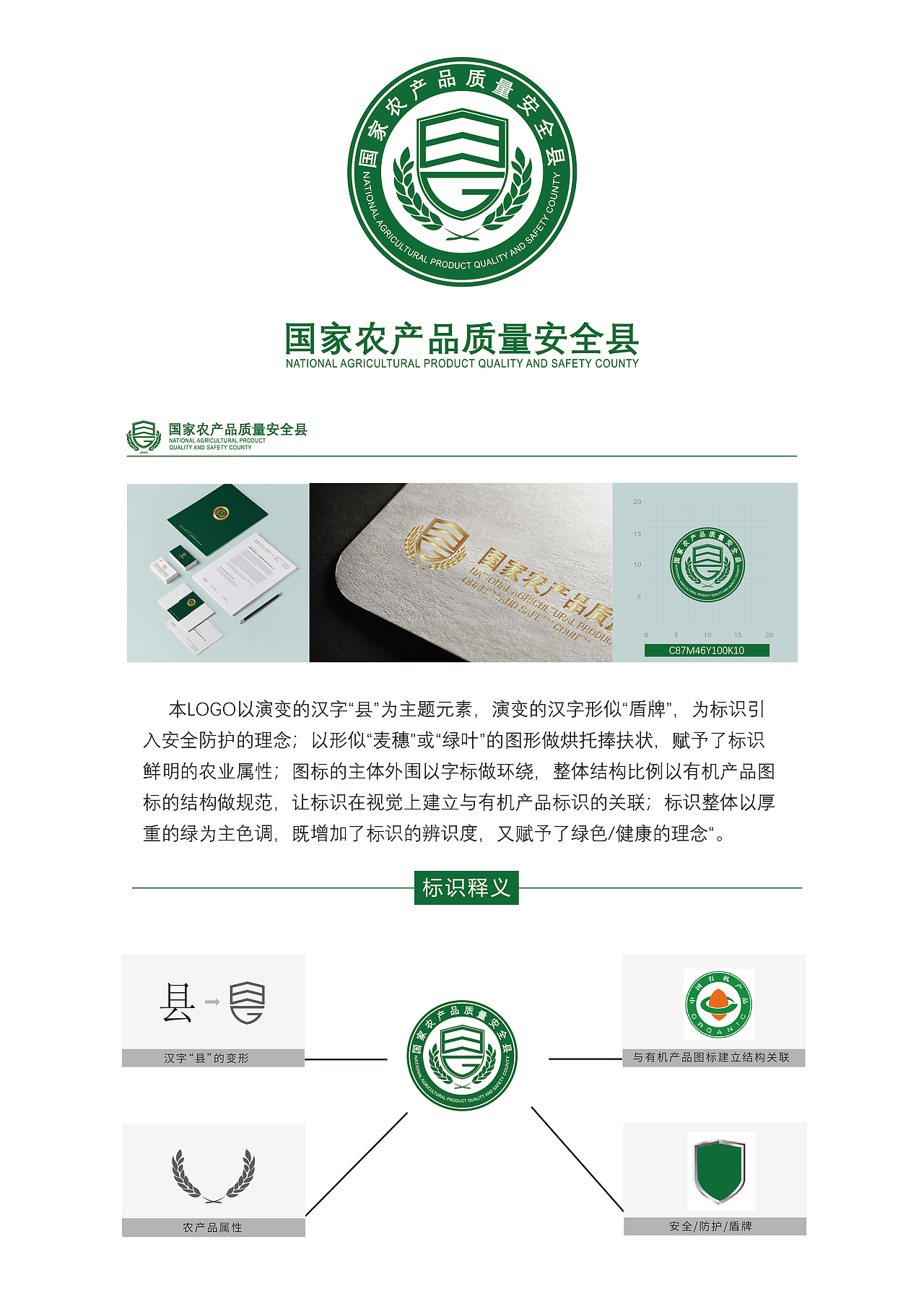 国家农产品质量安全县LOGO