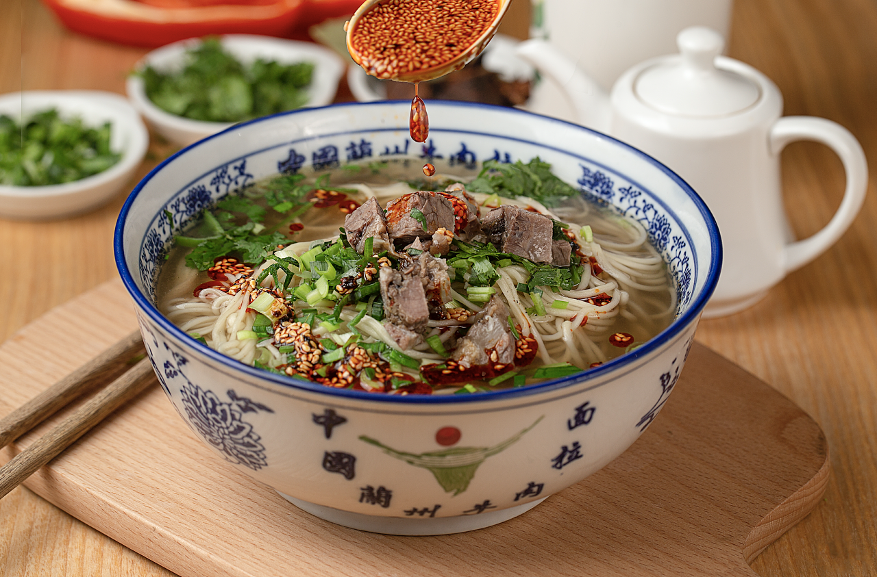 七里西关牛肉拉面苏州美食摄影