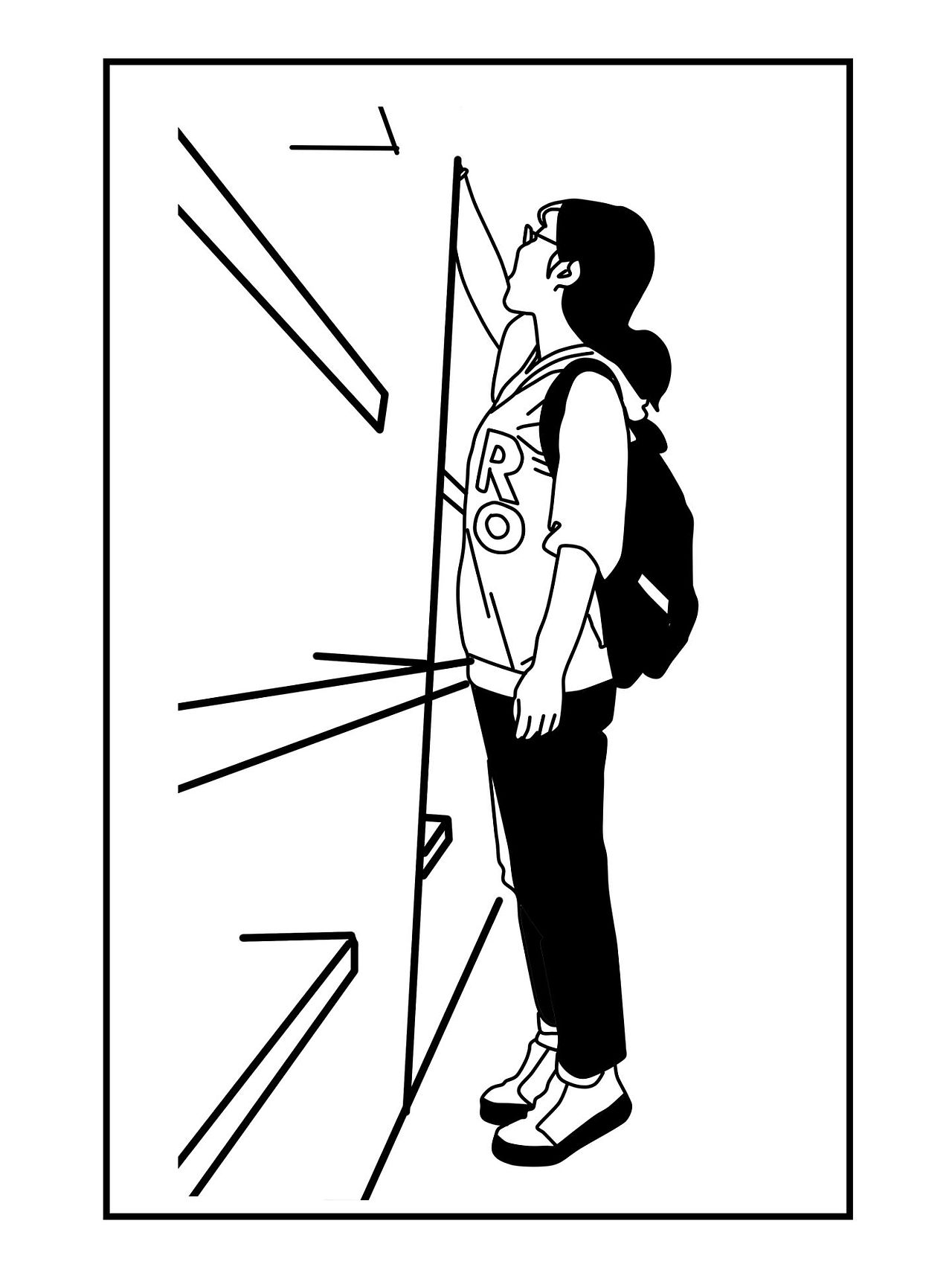 ins极简风手绘头像
