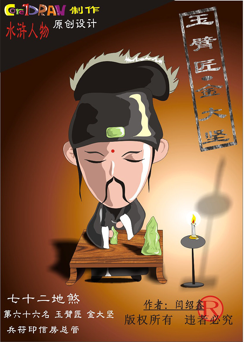 Q版水浒人物原创（图ZMTA3NzIzNzQ4） - 艺术插画 - 站酷设计师羊羊羊的杨原创素材 - 站酷ZCOOL