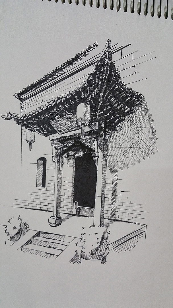 普通平面设计师画的挺不错的,这是山西的王家大院吗5年前0岩彩61