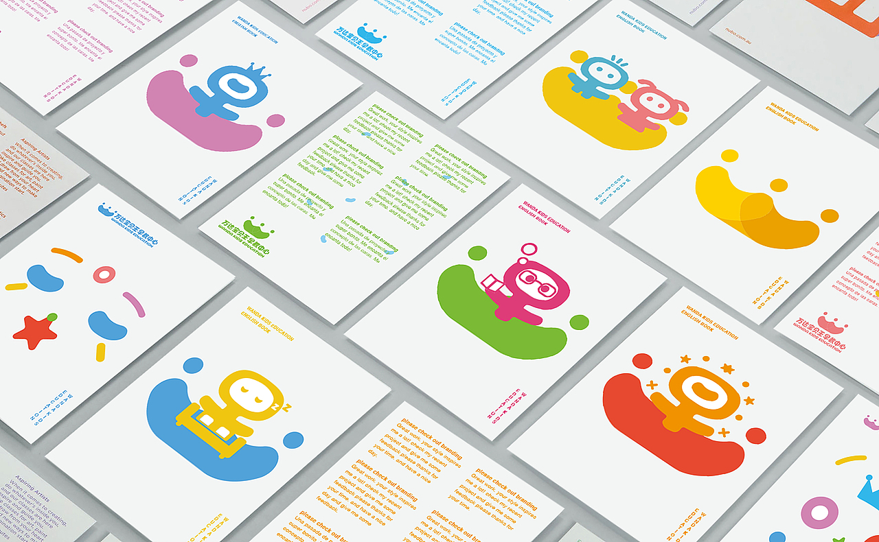 万达早教（图ZMTYzMTE0MDYw） - 品牌 - 站酷设计师LOVEBLUE原创素材 - 站酷ZCOOL