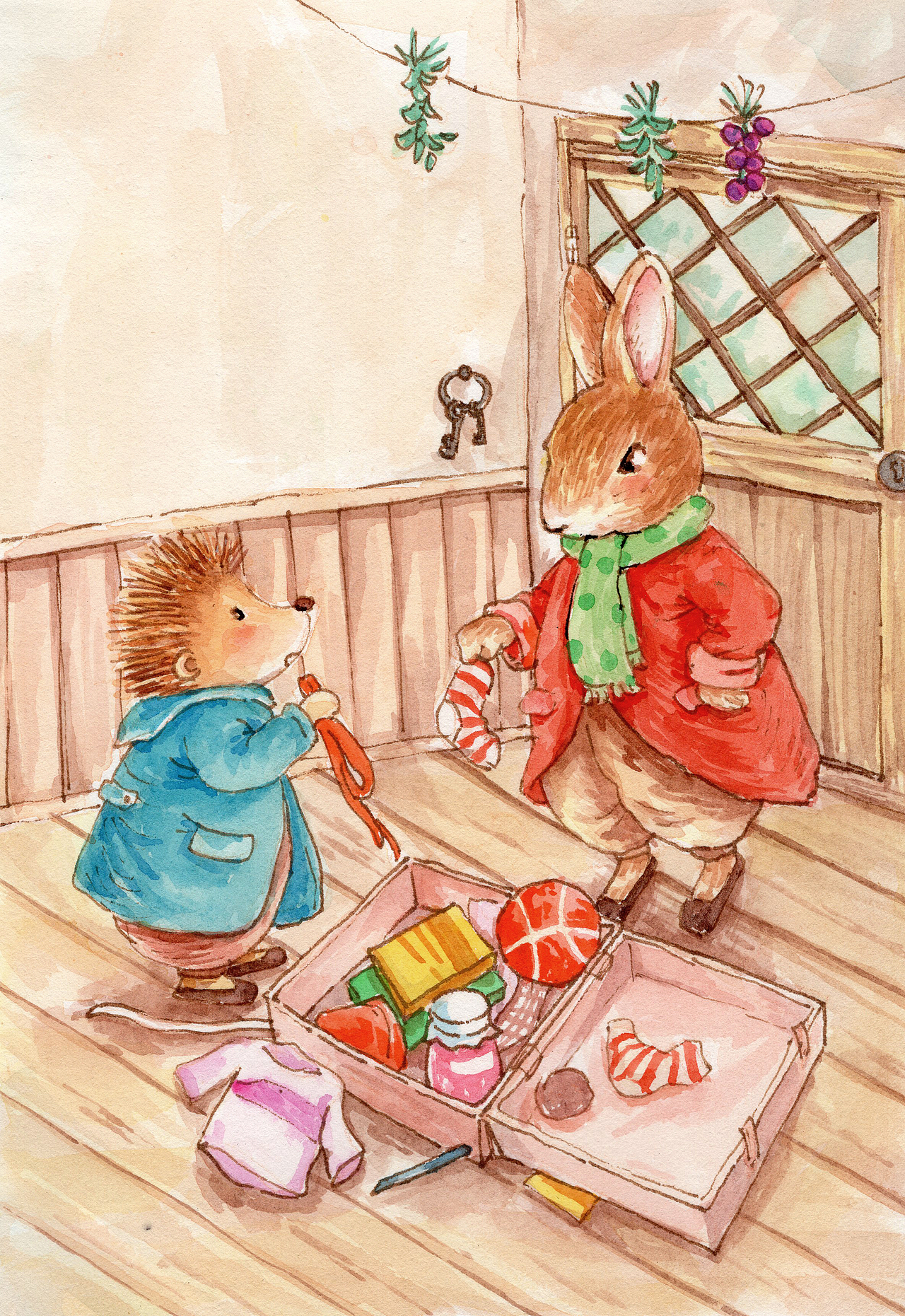 近期一些水彩手绘插图