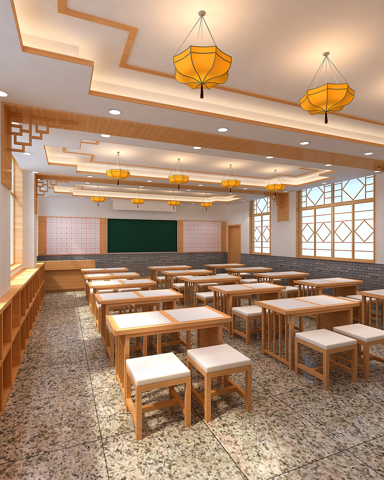 小学书法教室设计