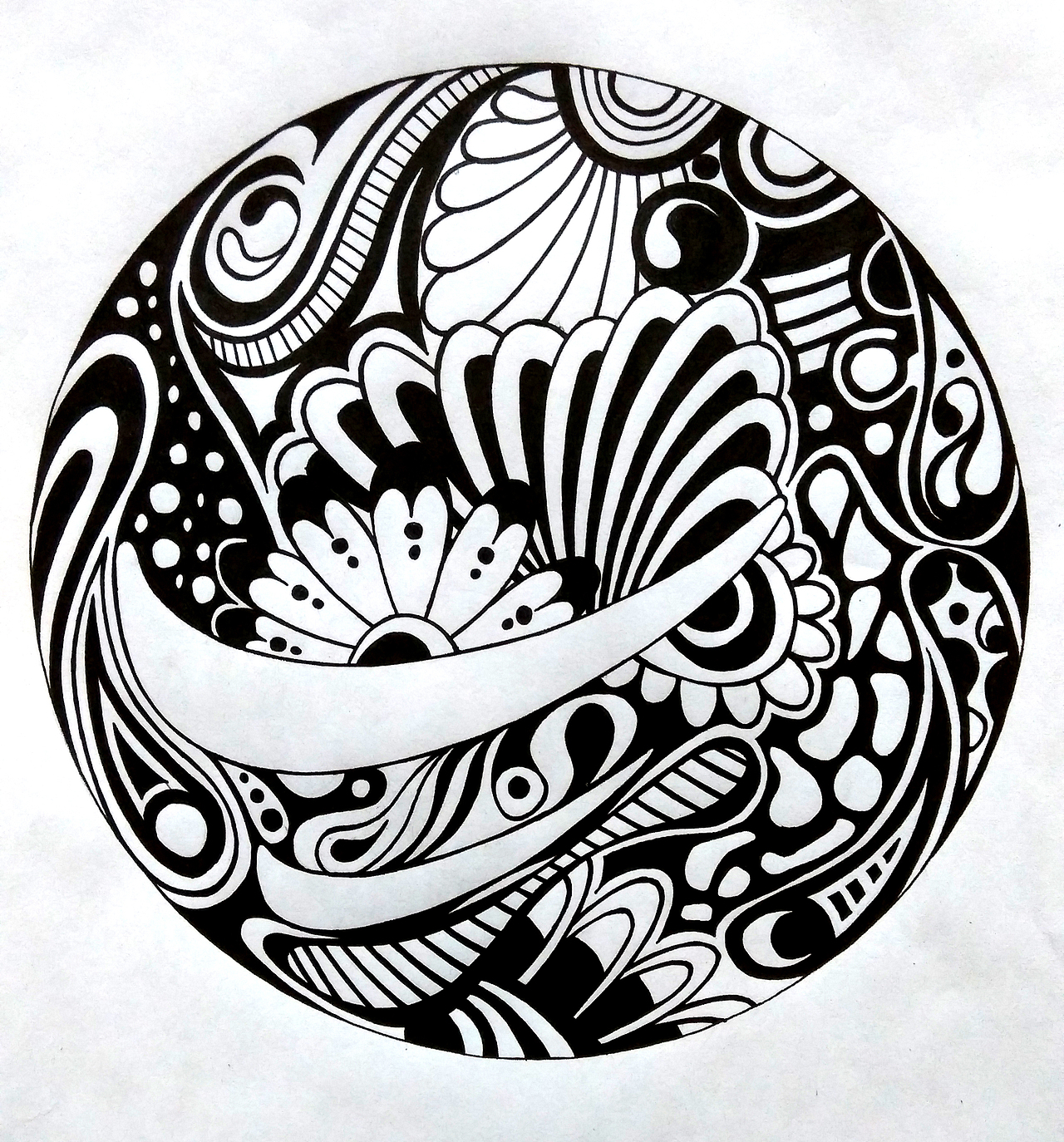 插画 手绘 黑白