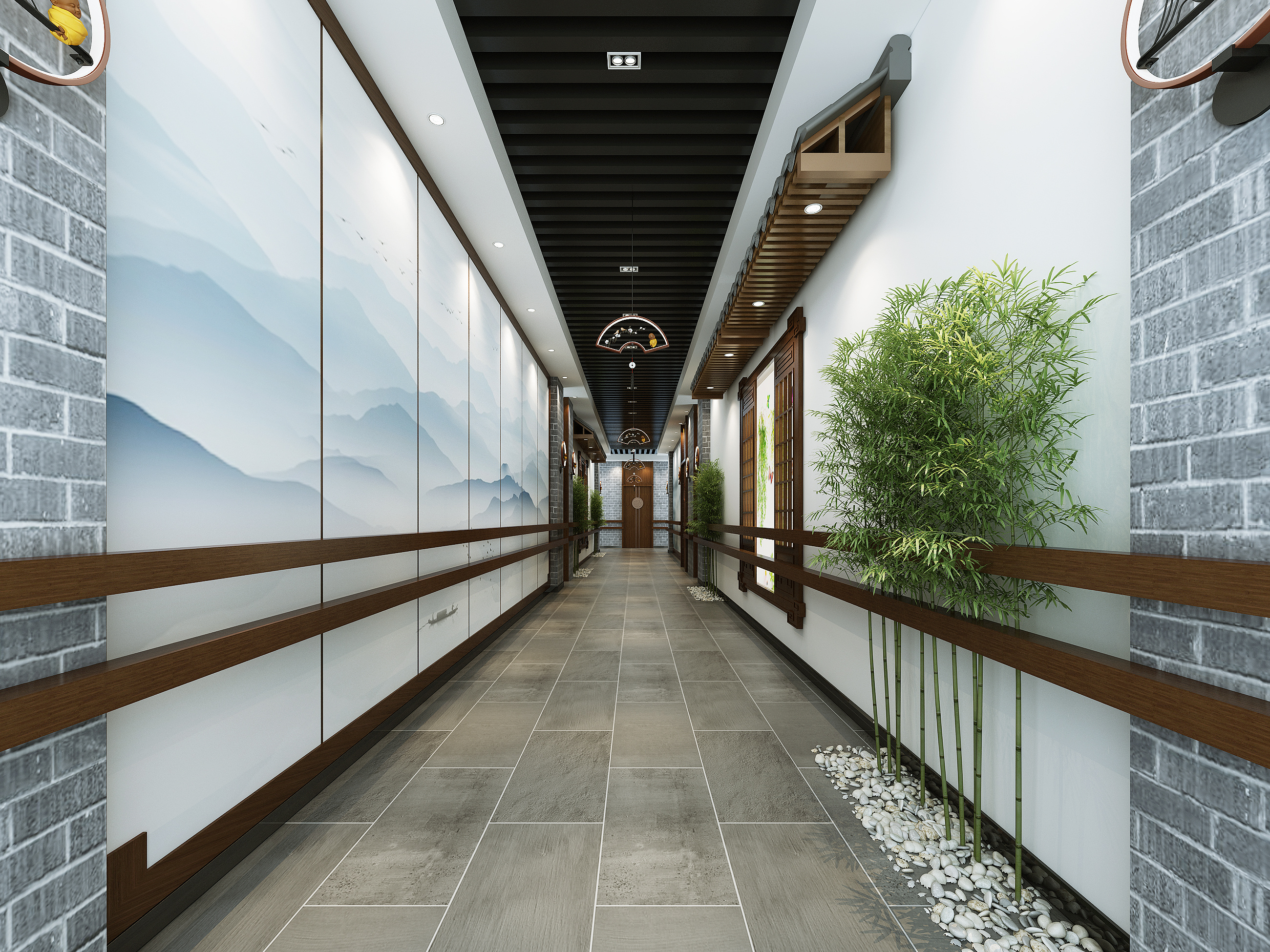 益阳7000平中式养老院复古式庭院深深深几许