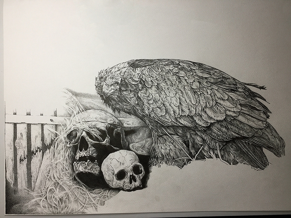 点画——西藏（图ZMTQyMDk4MTYw） - 绘画 - 站酷设计师烟痛原创素材 - 站酷ZCOOL