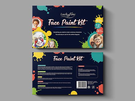 儿童脸彩包装设计