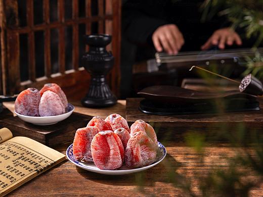 【美食摄影】中国风暗调—柿饼拍摄