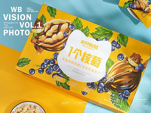 三只松鼠零食核桃拍摄