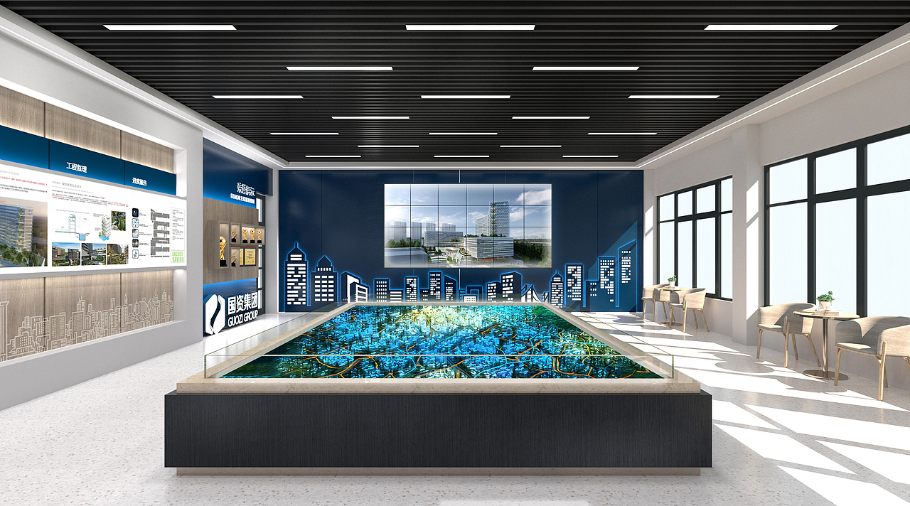 浦口中心医院施工项目展厅方案(飞机稿)