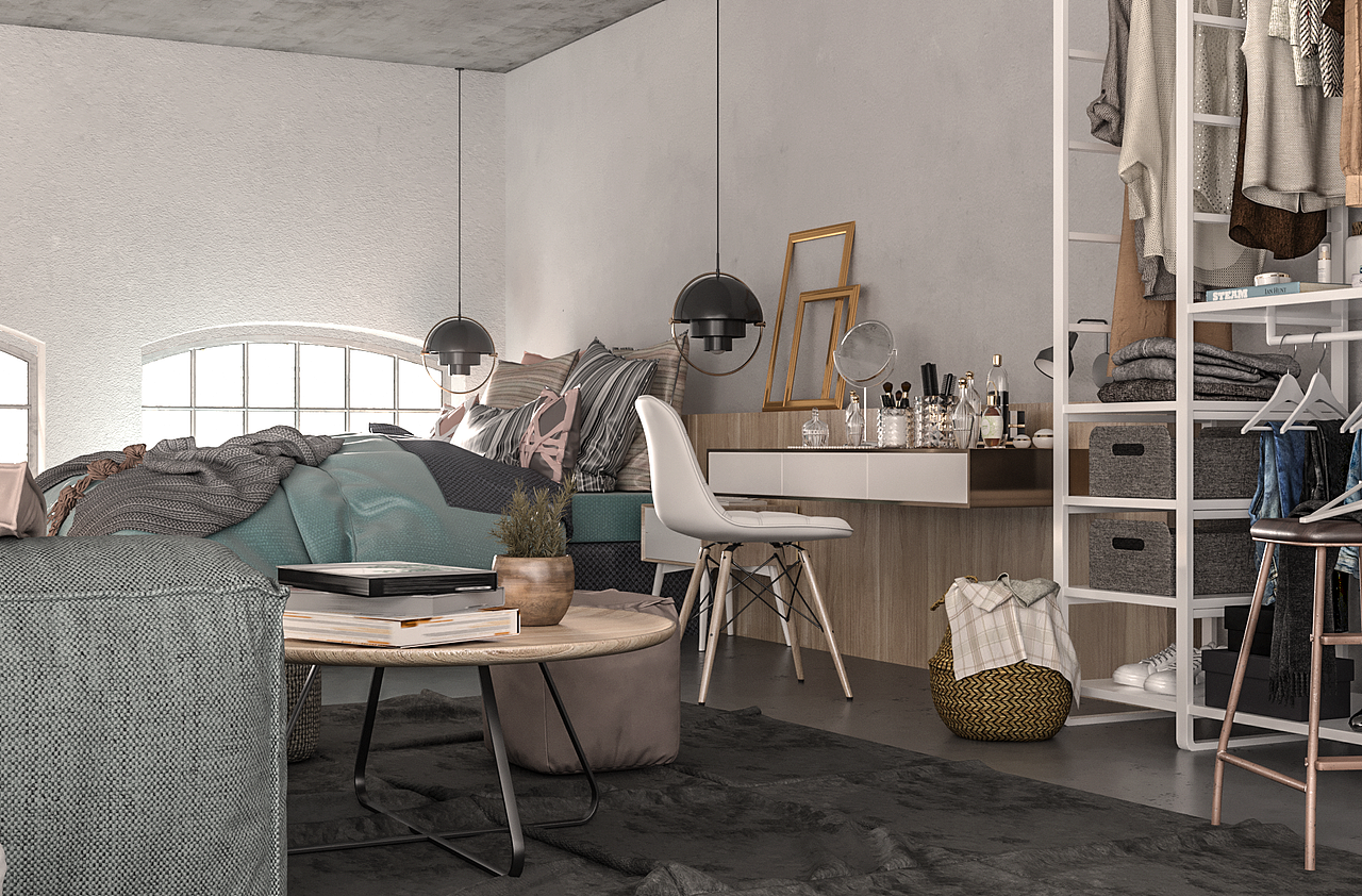 《包容》|空间|家装设计|zoleo_原创作品-站酷zcool