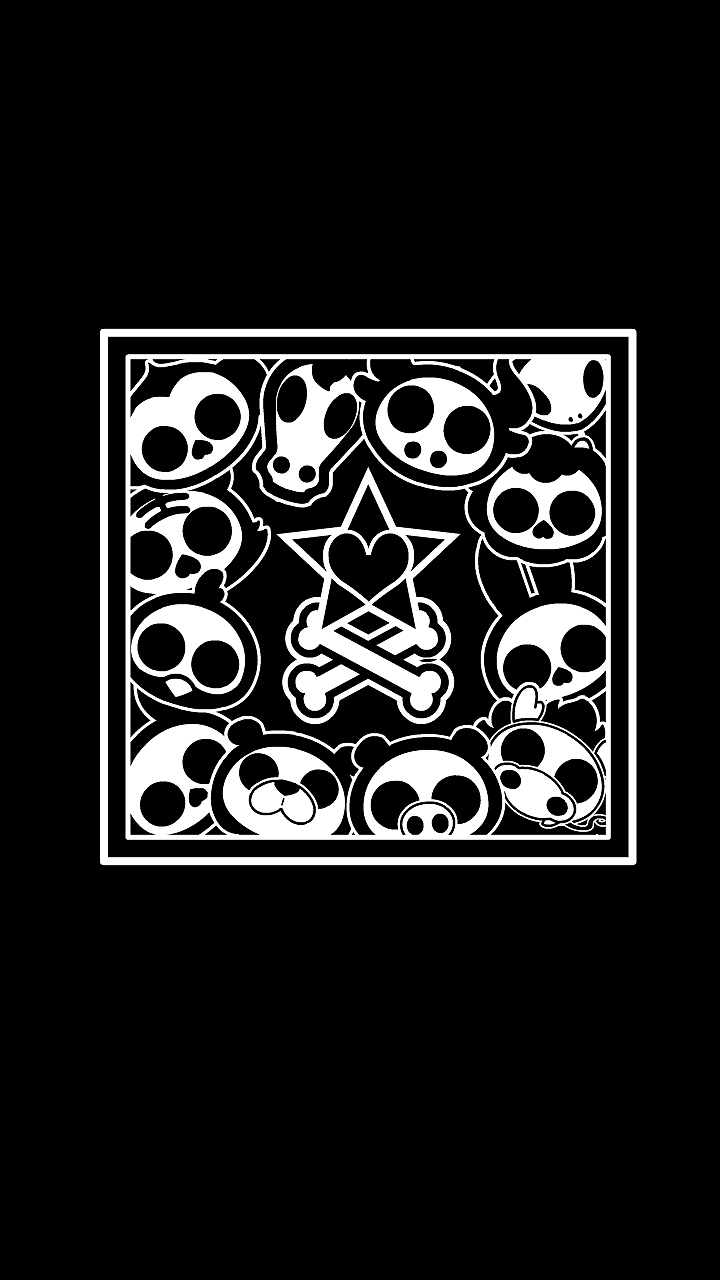 HI BLACK EYE(KULO STAR)生肖系列牛纯黑手机壁纸（图ZMjYyMjY2NTky） - 商业插画 - 站酷设计师Z42750135原创素材 - 站酷ZCOOL