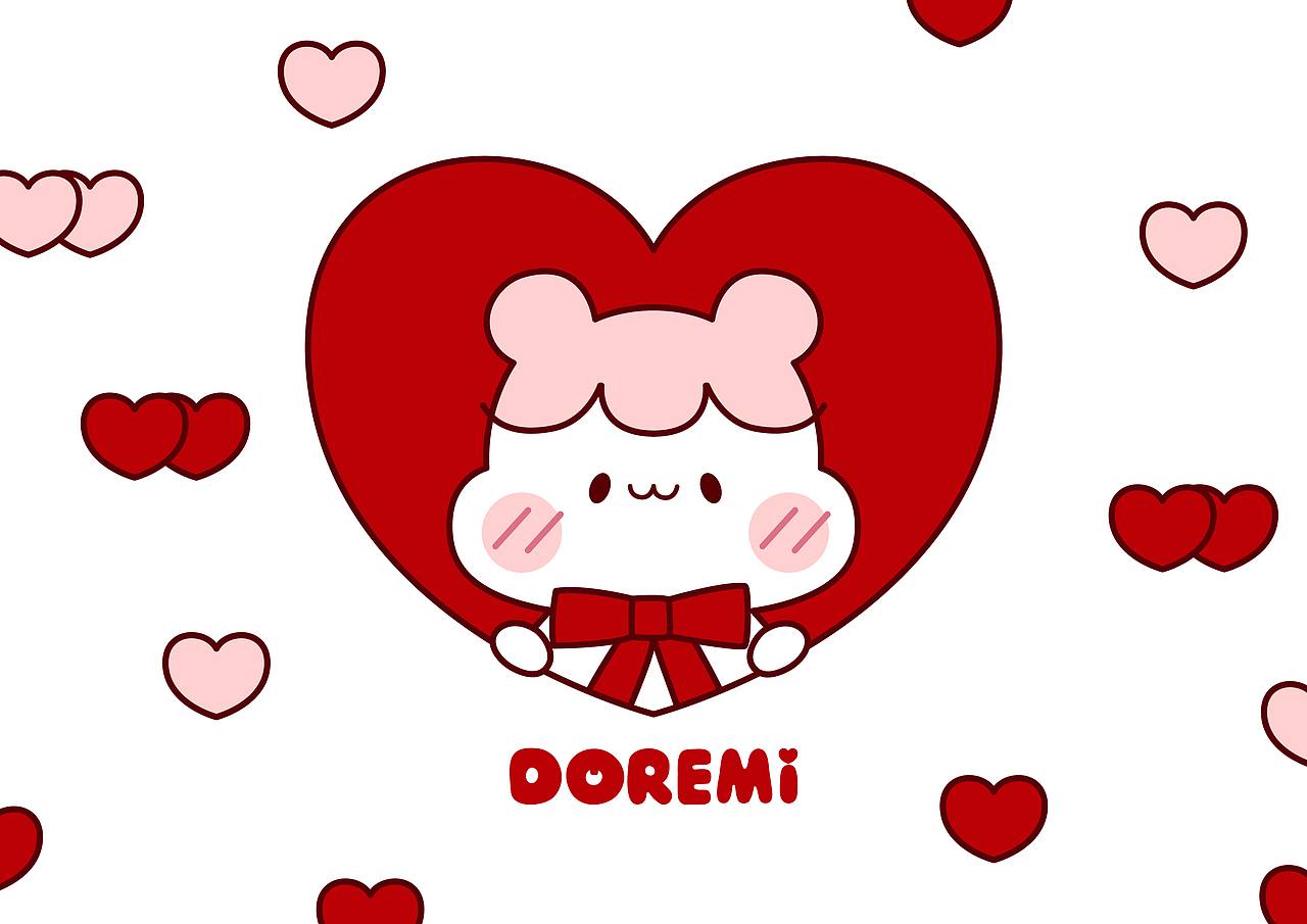 小仓鼠哆来咪DOREMI-爱心系列