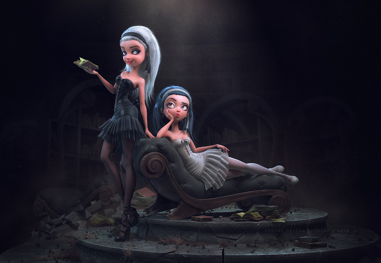 28欧美-迪士尼-女-夸张手办（图ZMjU2OTc1MDI0） - 商业插画 - 站酷设计师大熊猫beii原创素材 - 站酷ZCOOL