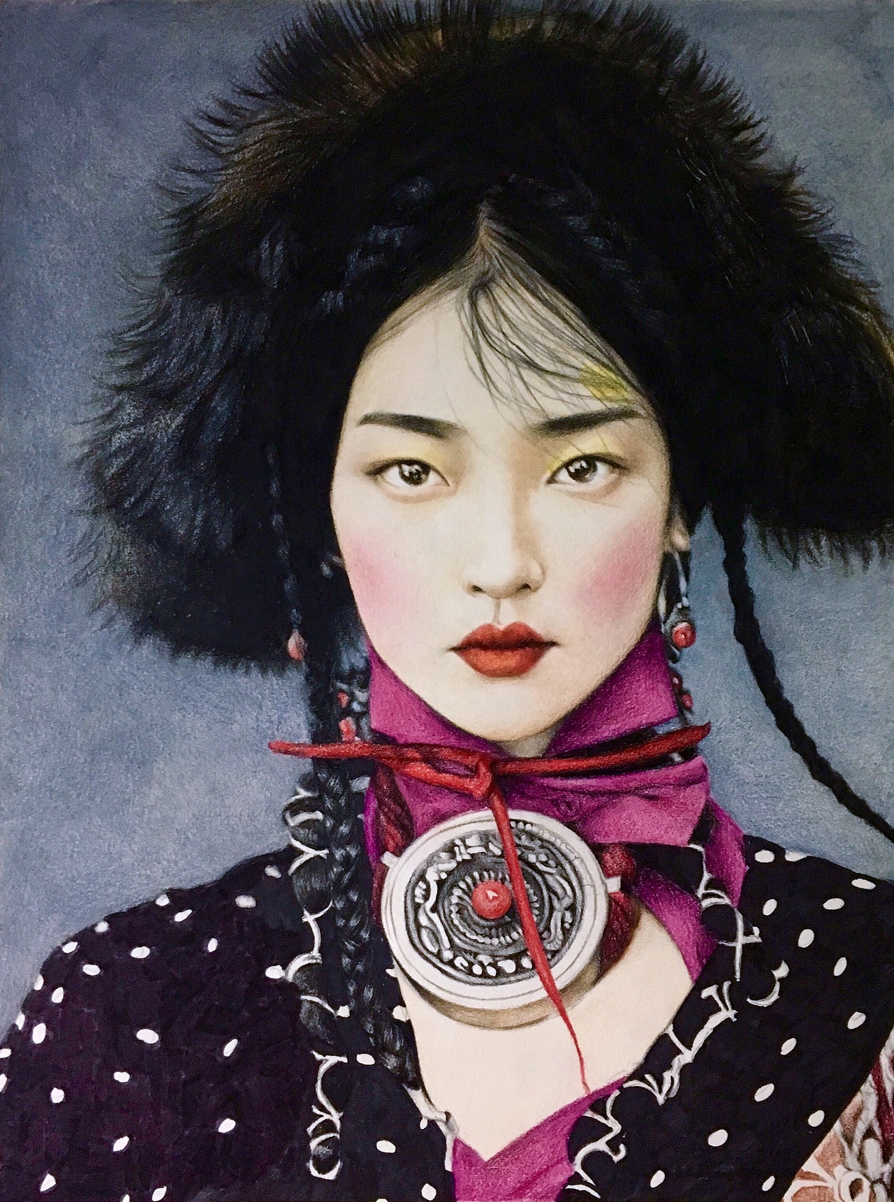 藏风吹（图ZMTAwOTg3ODEy） - 绘画 - 站酷设计师layi依原创素材 - 站酷ZCOOL