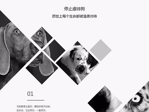 關于停止虐待狗狗的宣傳網頁（個人主頁-ZMjUxMjQ4NDA=） - 運營設計 - 站酷設計師_易燃原創(chuàng)素材 - 站酷ZCOOL