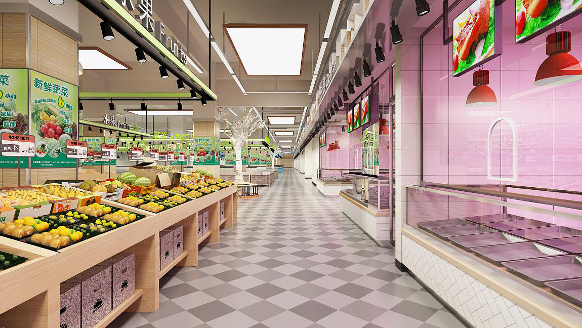 农贸市场设计_农贸市场设计公司_农贸市场设计效果图