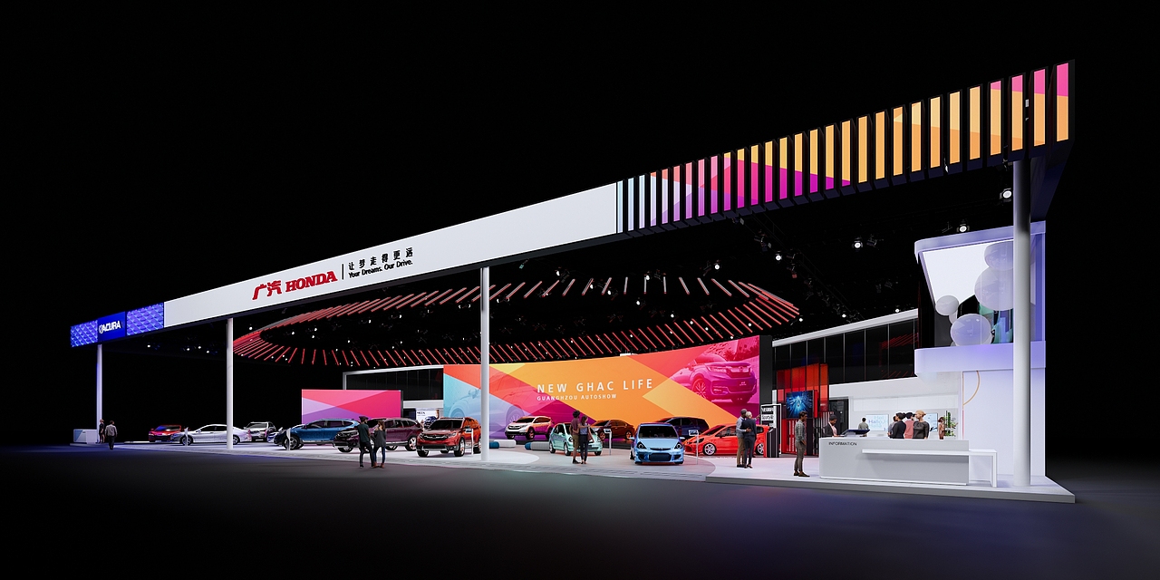 HONDA本田_2020广州车展（图ZMjM2OTI4Mzg4） - 其他三维 - 站酷设计师Andy_Kuang原创素材 - 站酷ZCOOL