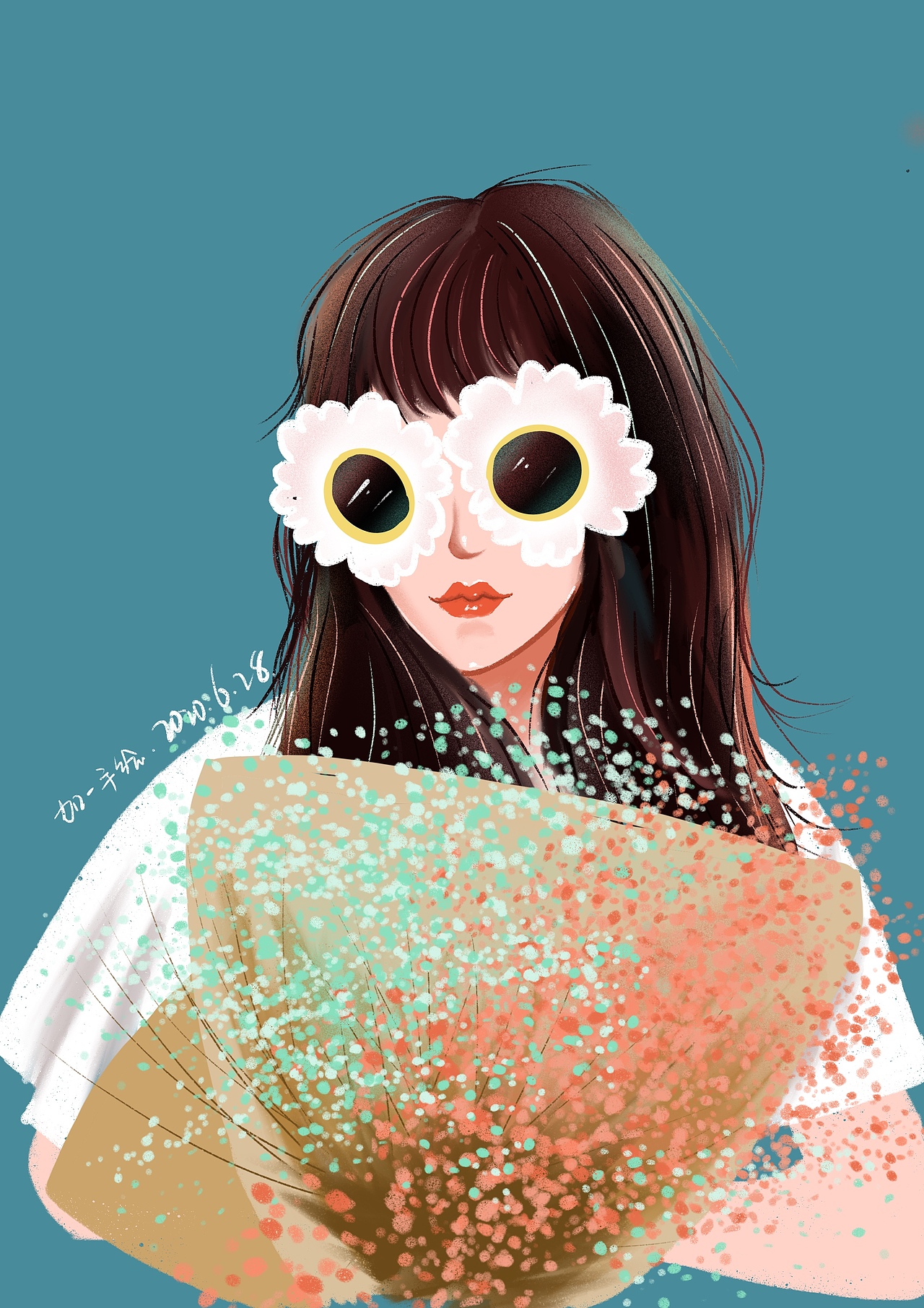 太爱画小姐姐了