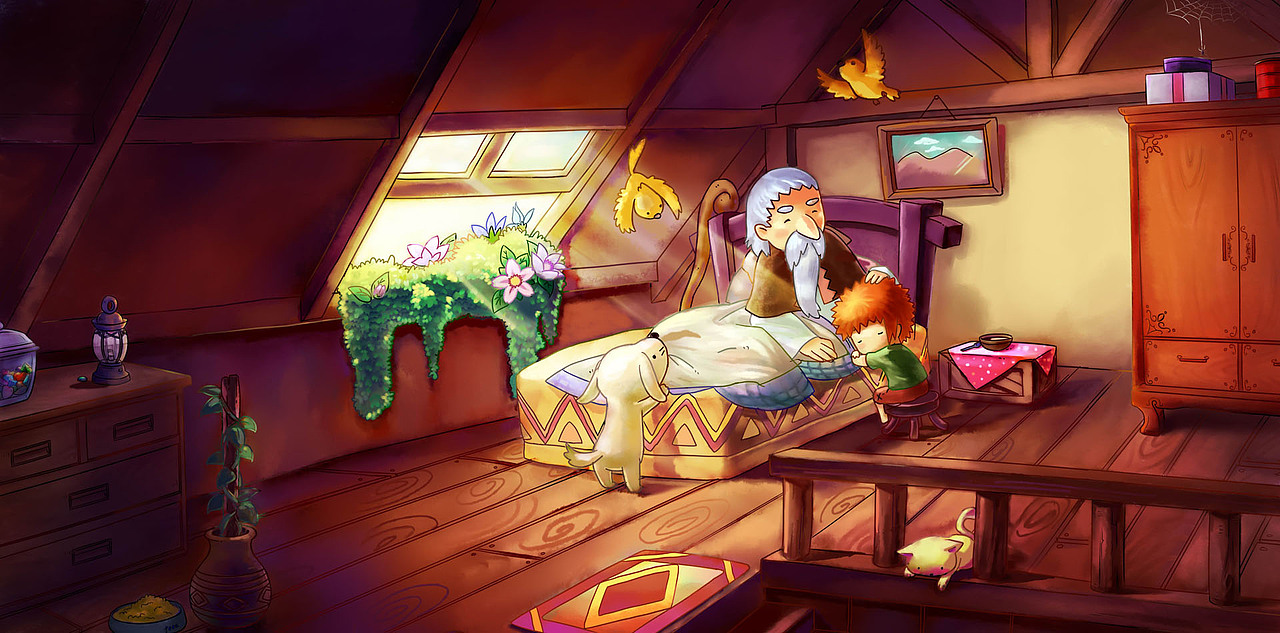 当白巫师醒来的时候,发现自己躺在床上,显现他是给人救了一命。
出现他面前的是一个小男孩,小男孩名叫安迪,10岁。<br>白巫师谢过了安迪,为了感谢他,可以帮他实现一个愿望。<br>安迪不求回报,是个很善良的孩子。这是他们第一次的会面。