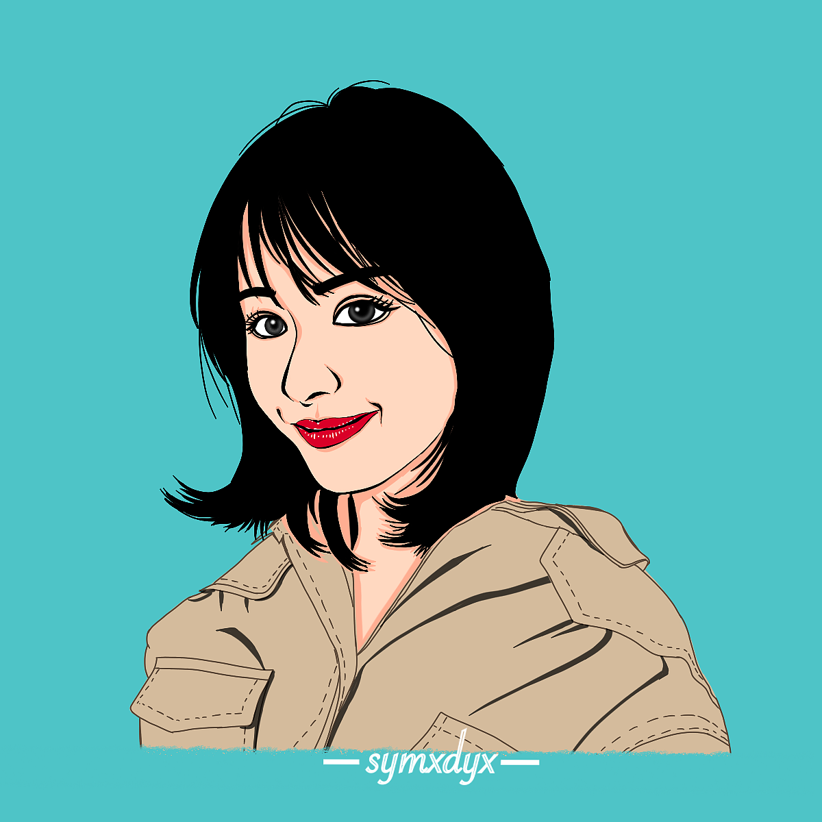 人物手绘/头像/女孩儿/原创