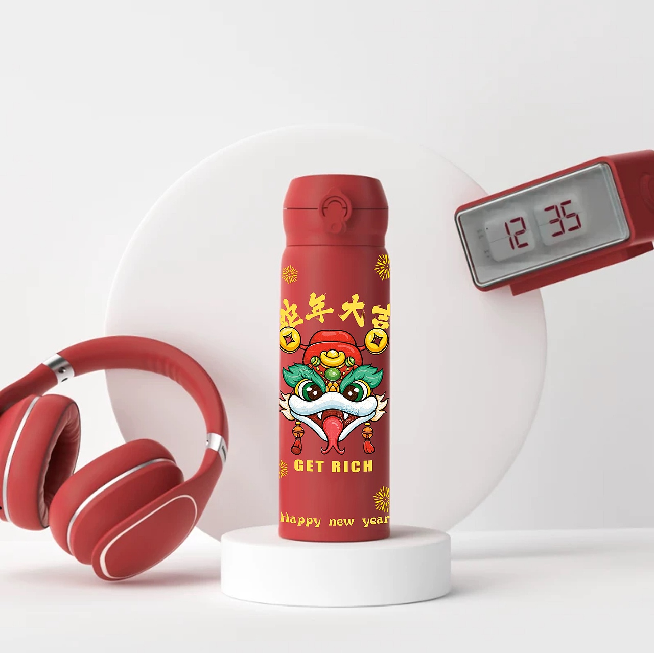 蛇年国潮醒狮蛇插画 全领域授权（图ZMzc4MjMyMjMy） - 商业插画 - 站酷设计师金朵朵插画原创素材 - 站酷ZCOOL