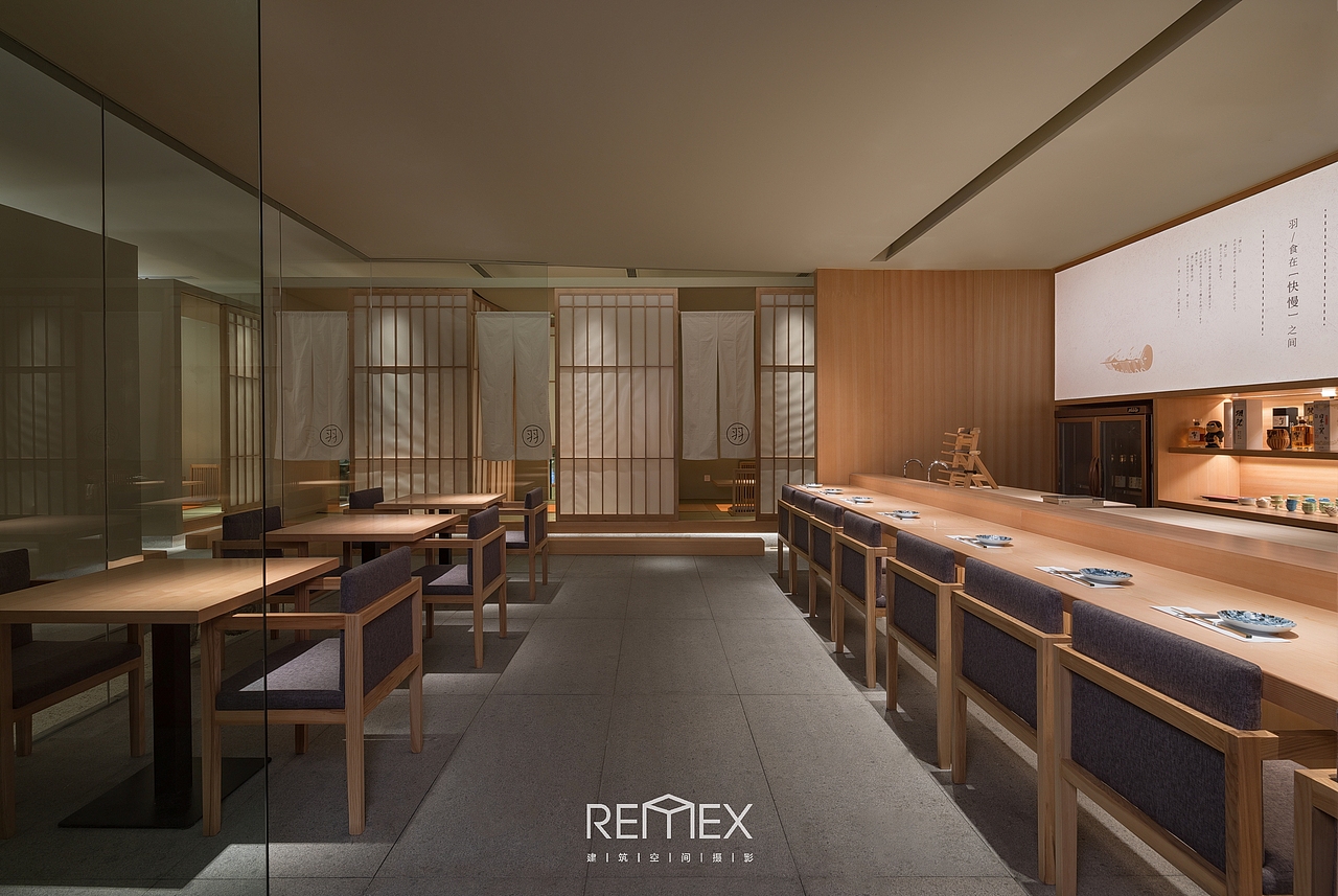 羽の哲学 预约制日料｜Remex建筑空间摄影（图ZMTY3MzkxNzc2） - 环境/建筑摄影 - 站酷设计师飞羽空间摄影原创素材 - 站酷ZCOOL
