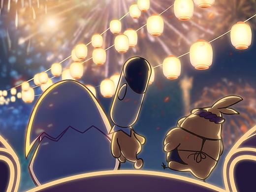 淡淡卷品牌IP設(shè)計（2）IP連載漫畫（個人主頁-ZNTAxNzM5NTI=） - 單幅漫畫 - 站酷設(shè)計師本壘UKI原創(chuàng)素材 - 站酷ZCOOL