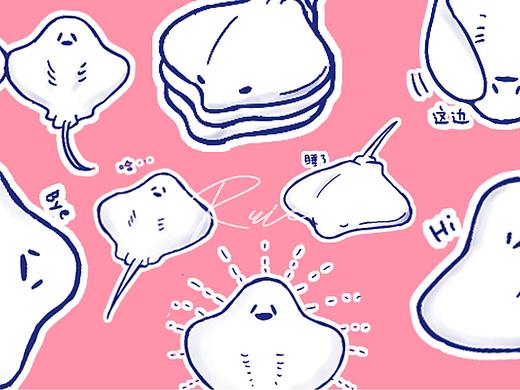 微信表情包 鳐鱼君