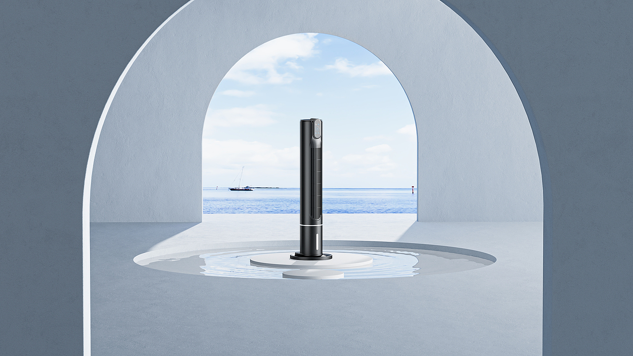 7月份的一组塔扇场景渲染（图ZMzA4Mzc1ODQ0） - 产品 - 站酷设计师奶龙也是龙原创素材 - 站酷ZCOOL