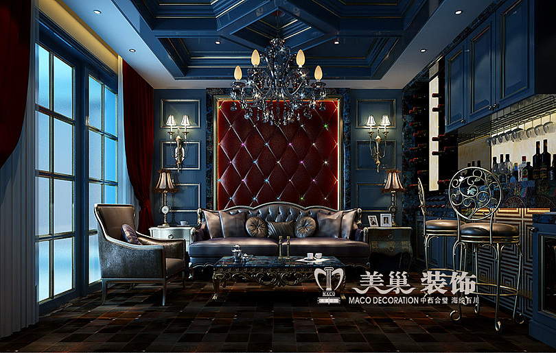 普罗旺世别墅350平装修效果图——多功能厅