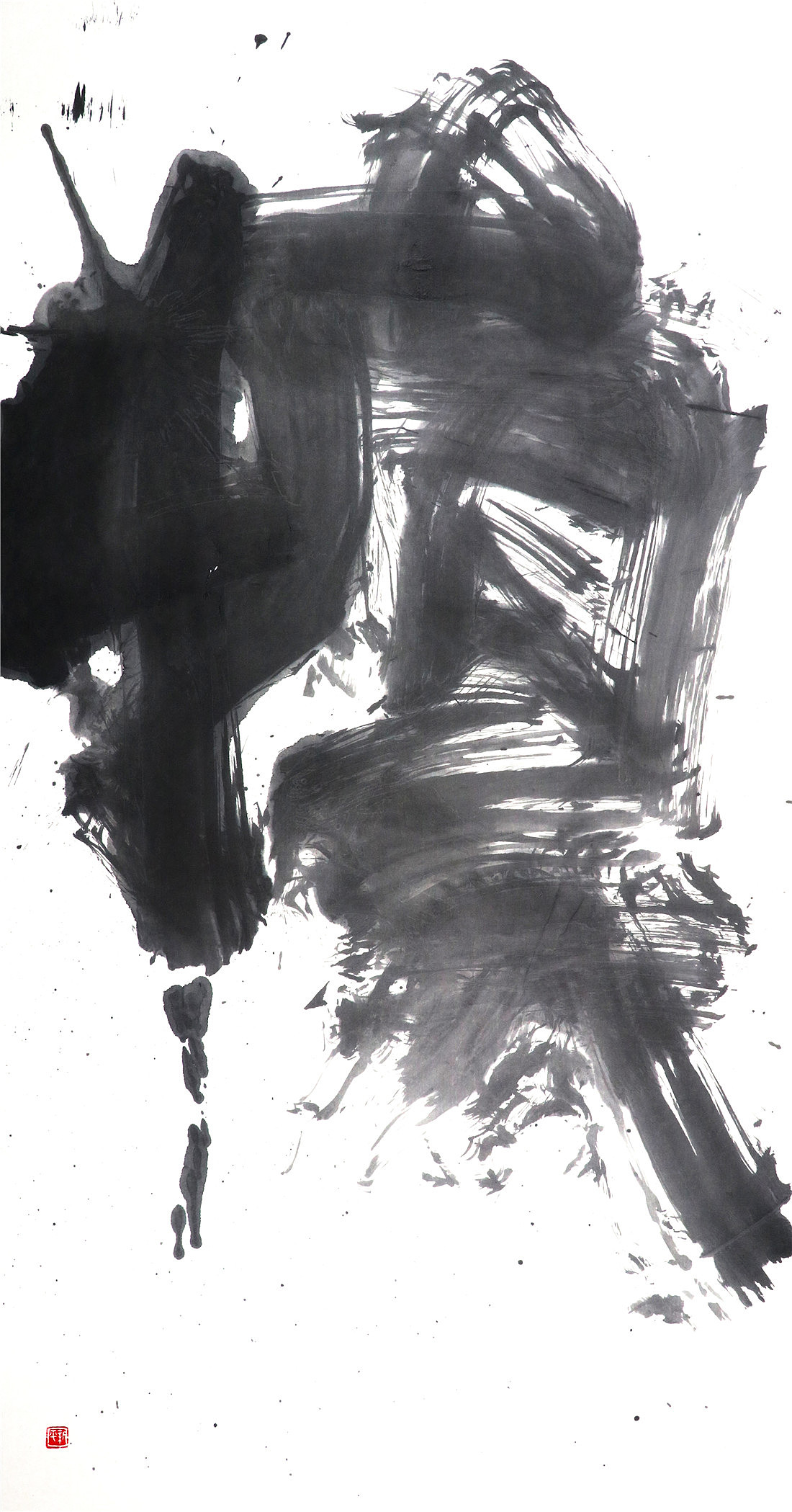 书法字体设计-黄陵野鹤-水墨字境研究-13(设计)