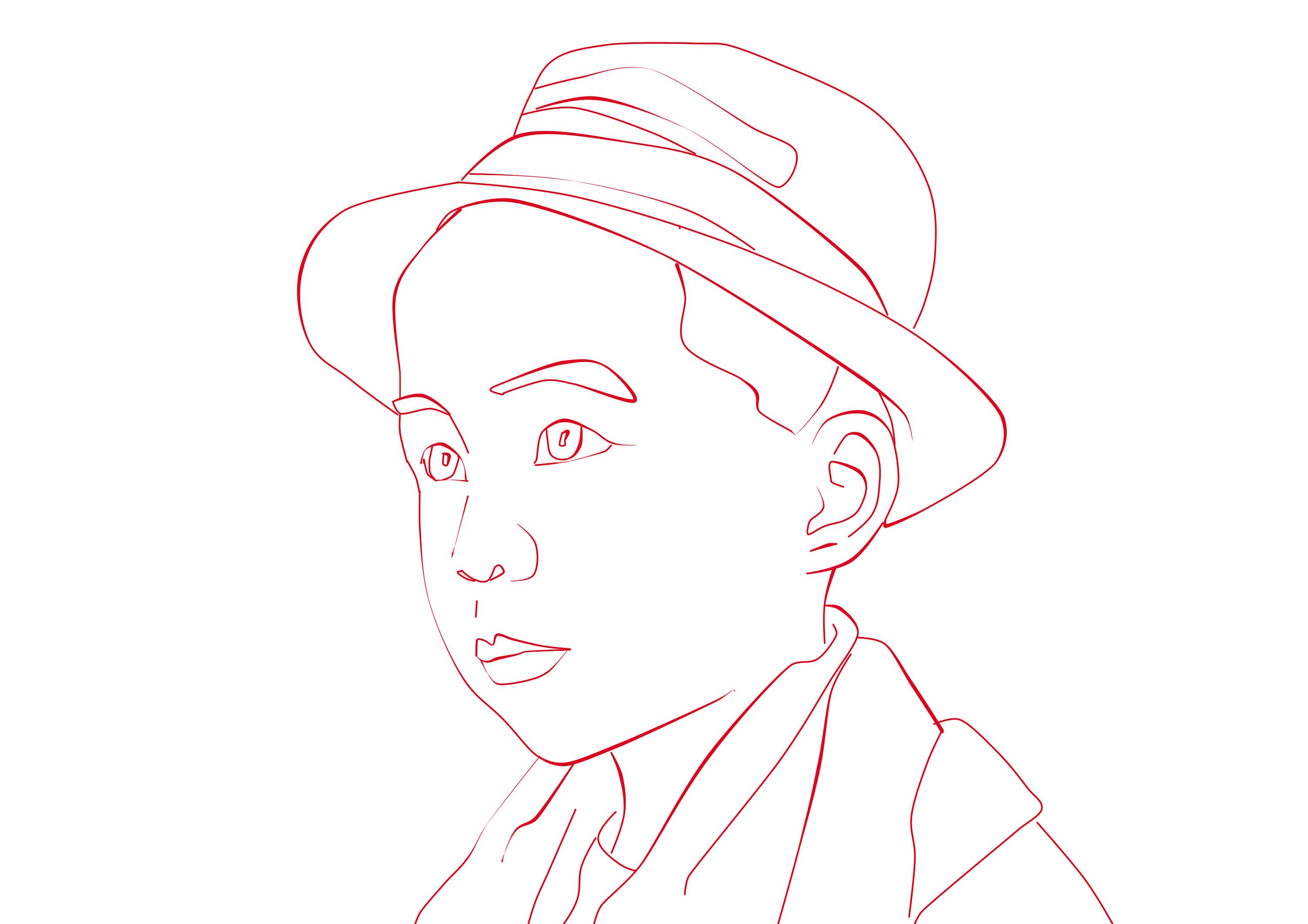 客户订单 接线描订单 男宝宝线描图