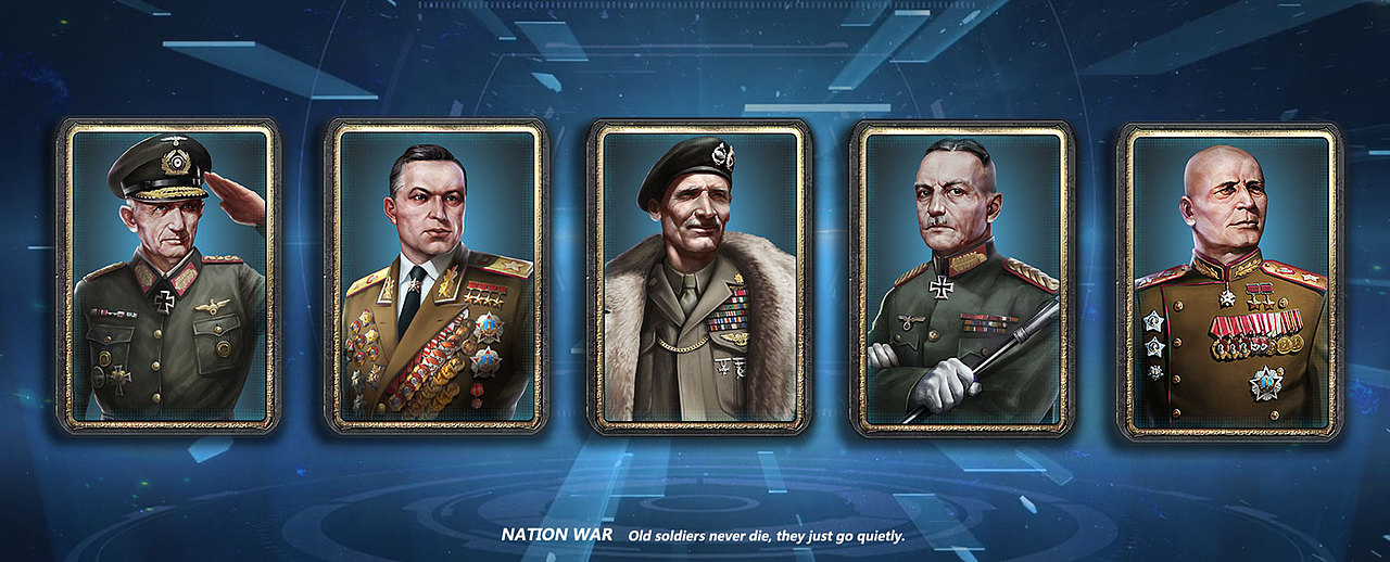 二战将领|插画|游戏原画|milhouse张_原创作品-站酷(zcool)