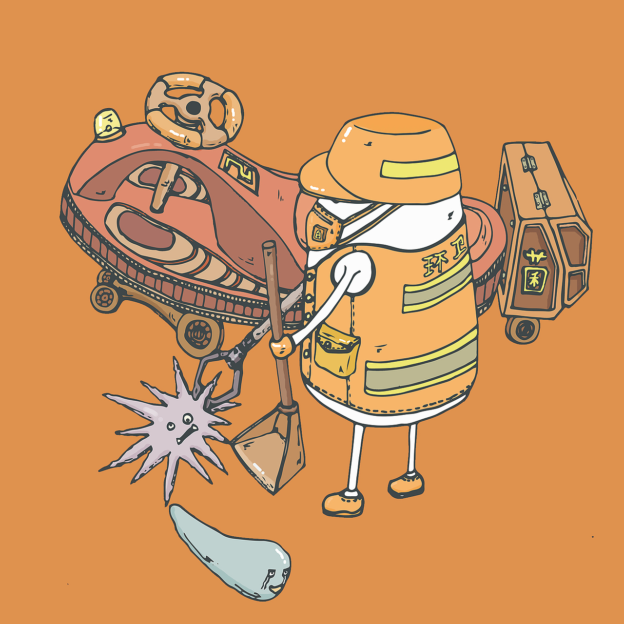 细胞知识启蒙（图ZMTc3Nzg3NTAw） - 儿童插画 - 站酷设计师思维的跃动原创素材 - 站酷ZCOOL