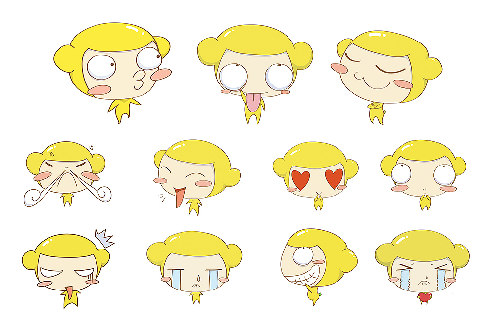 快乐柠檬qq表情包