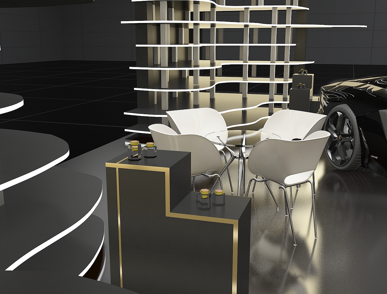 汽车香水展览设计