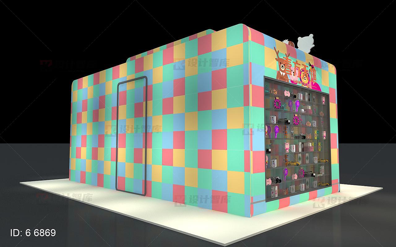 zk-商场广场收音机创意新青年拍照美陈展示展点