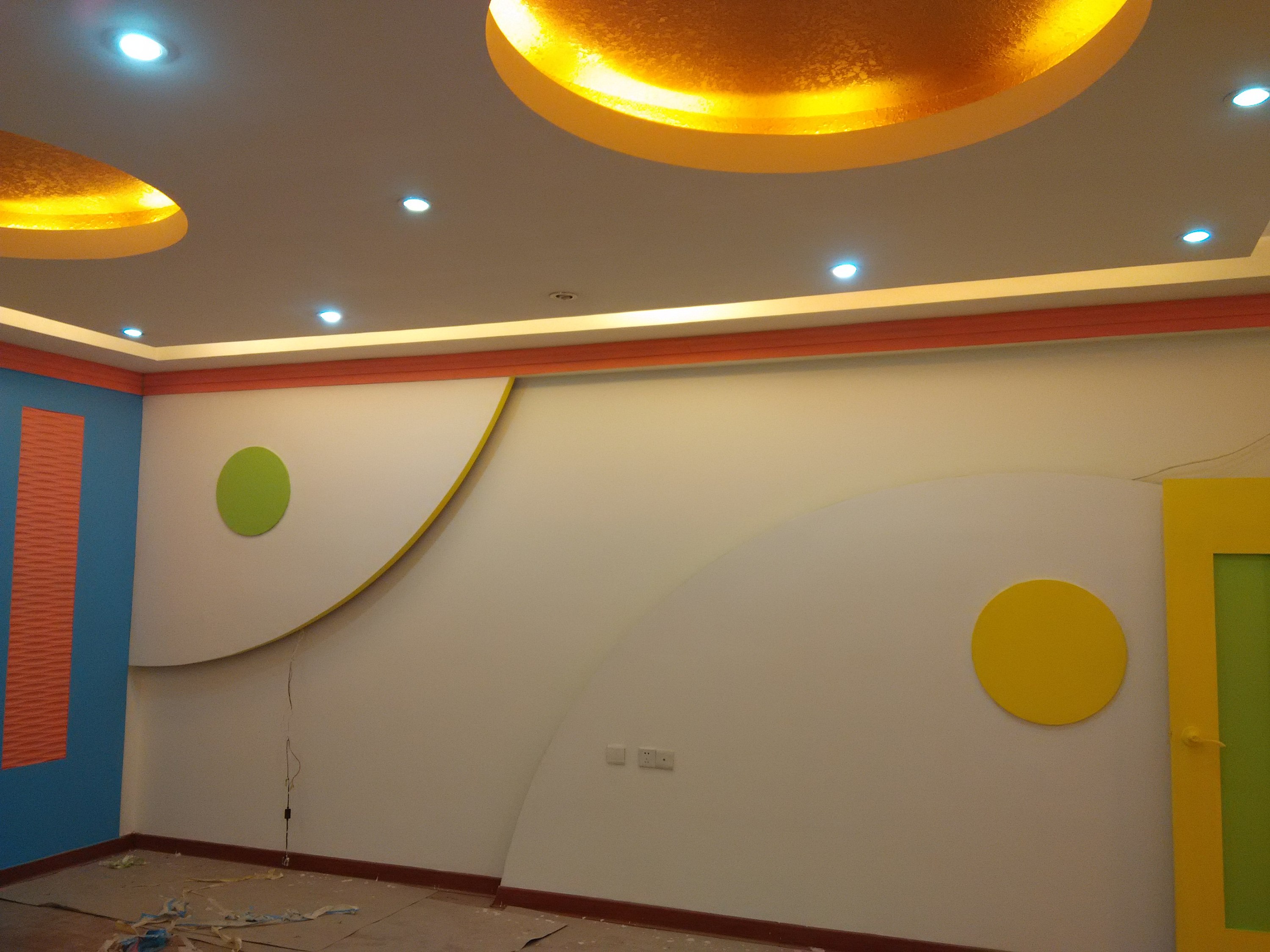 江门 中英文幼儿园 内外墙装饰画 彩绘 喷绘 喷画