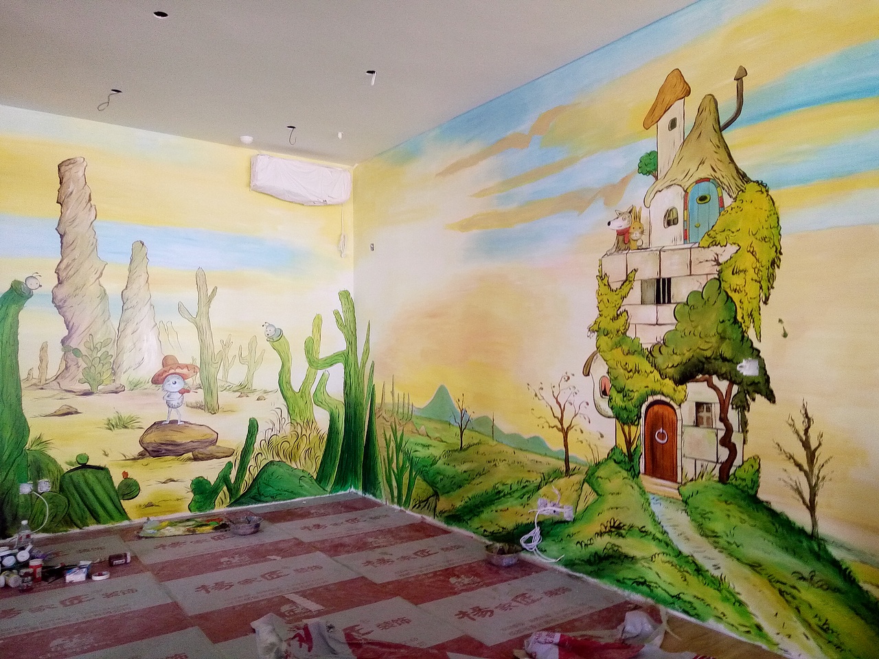 3D墙绘,3D墙画,成都墙绘,成都彩绘,成都壁画