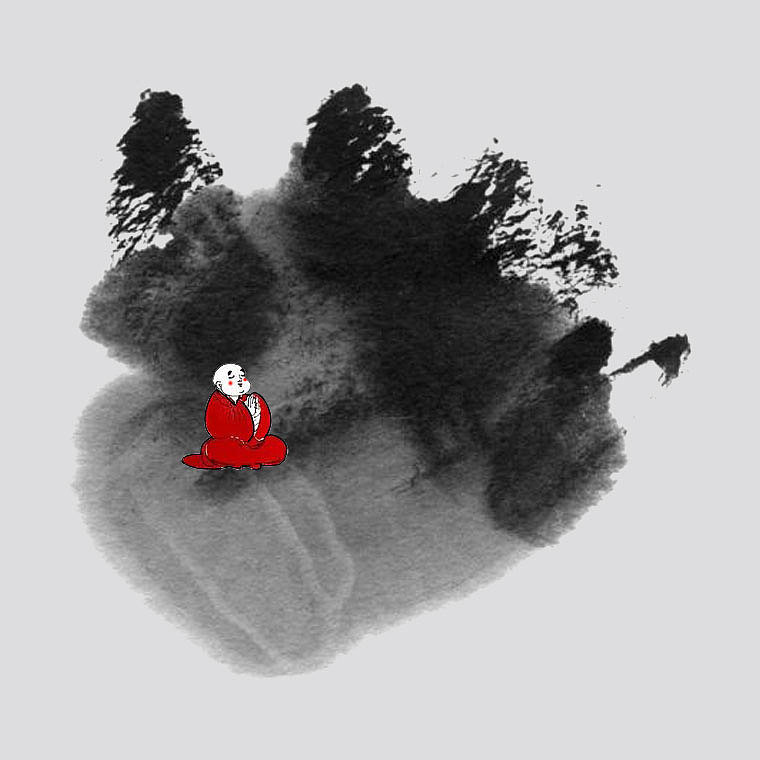 举报9分享原创作品纯艺术绘画水墨画佛曰禅意极简国画06:36:46从零