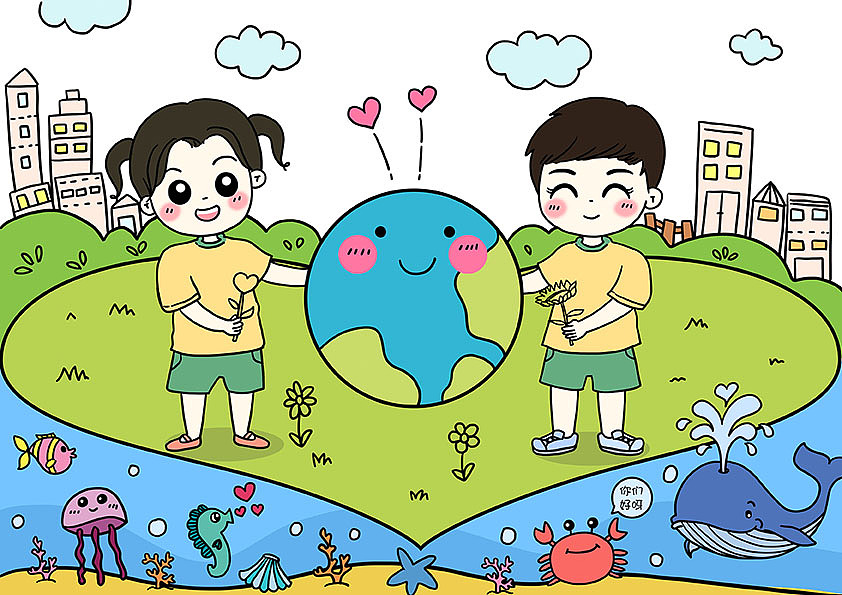 冠状病毒我不拍保护环境从我做起